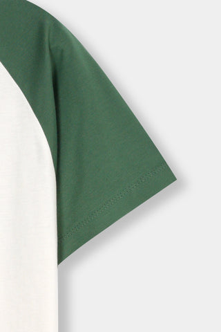 Baseball T-shirt in Fern Green