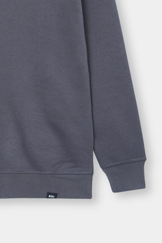Basic Sweatshirt in Charcoal Grey
