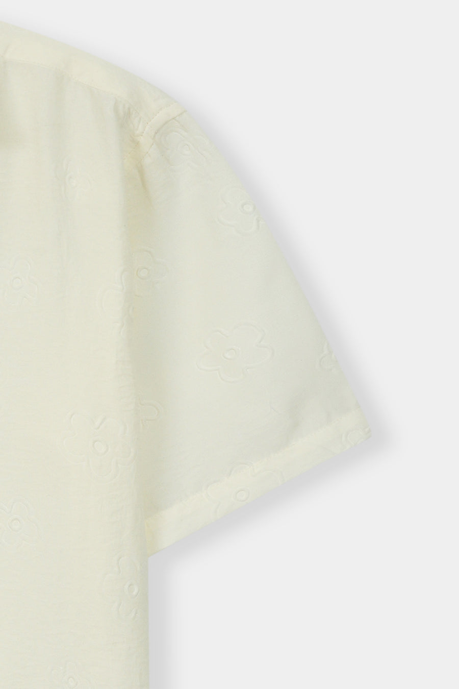 Embossed Camp Collar Shirt