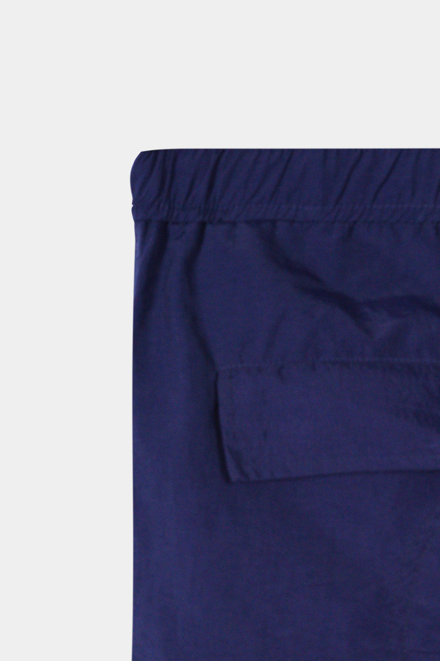 Nylon Parachute Trouser in Navy