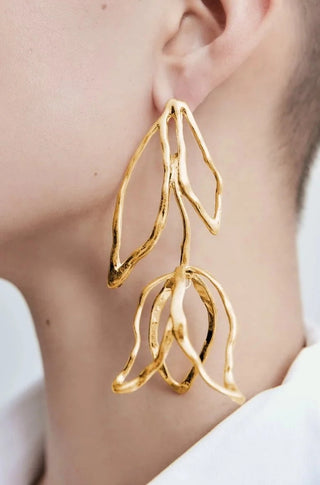Tulip Drop Earrings