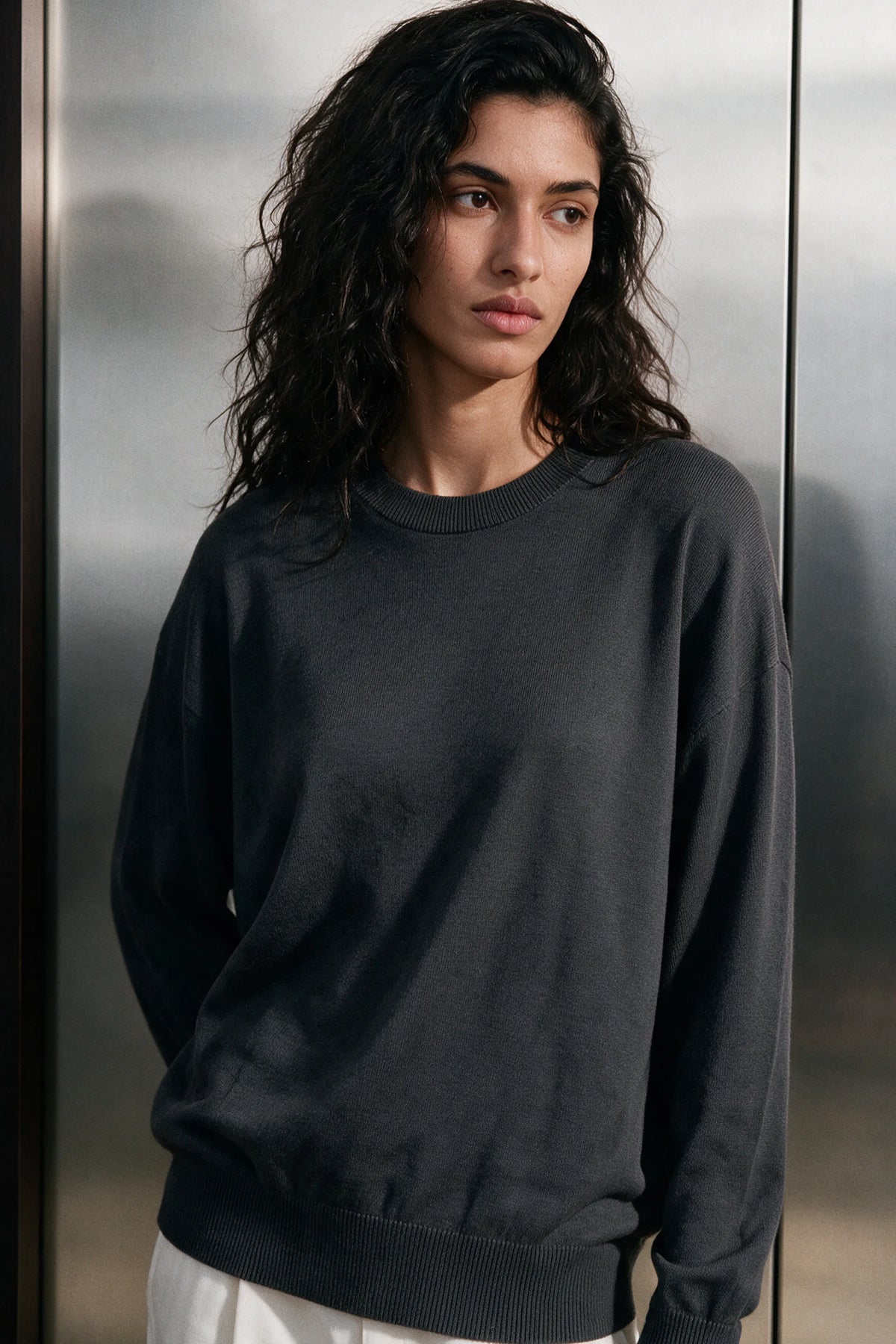 Classic Sweater Pullover / GREY SWEATER ATTIR-UNISEX