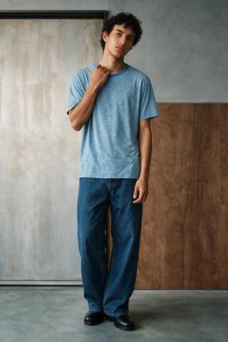 Jacquard Knit T-shirt TEE ATTIR-MEN