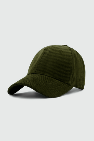 Corduroy Cap in Olive