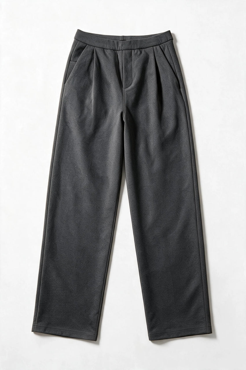 All Day Comfy Pleated Pant / GREY TROUSER ATTIR-MEN