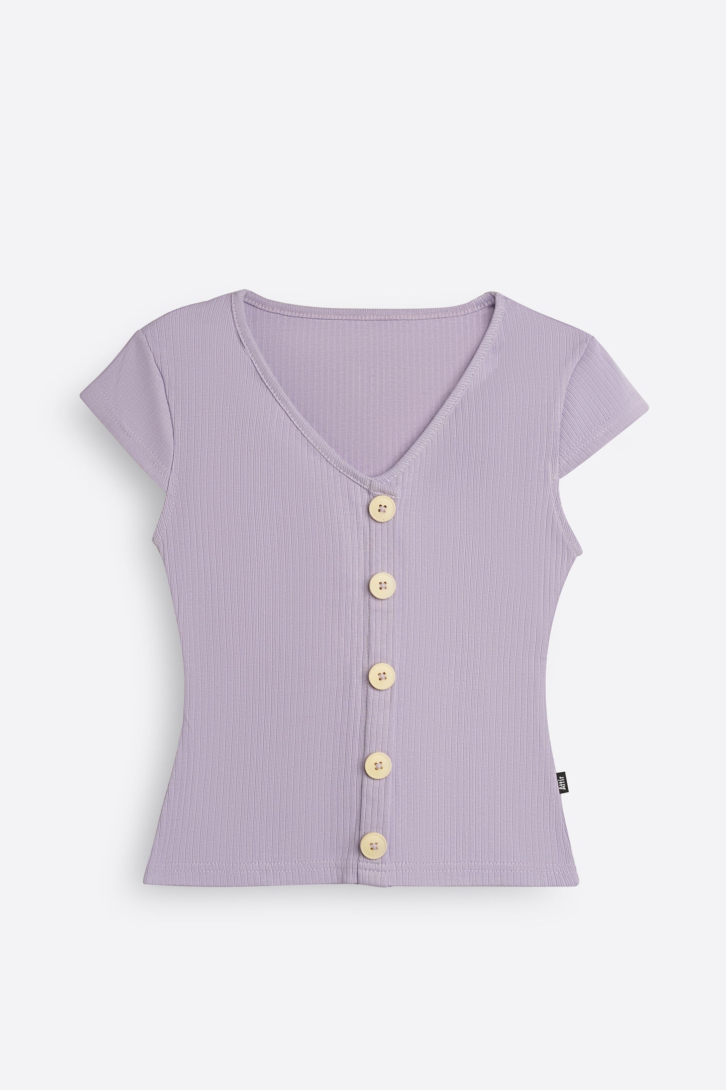 V-neck Top in Lilac