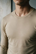 Long Sleeves Perfect T-shirt / KHAKI TEE ATTIR-MEN