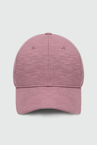 Waffle Textured Baseball Cap in Pink CAP ATTIR-UNISEX