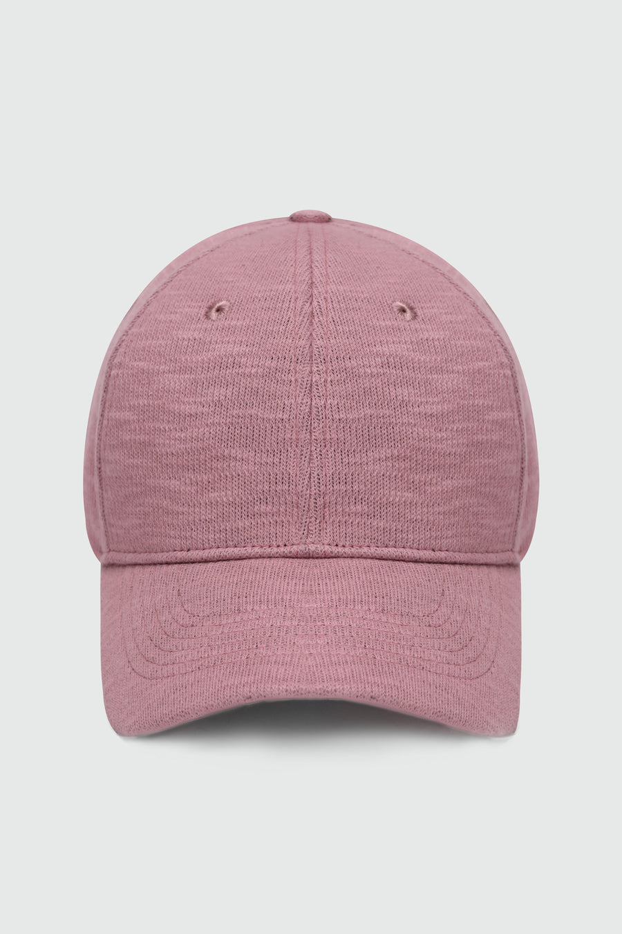 Waffle Textured Baseball Cap in Pink