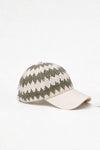 Crochet Panel Baseball Cap / OLIVE CAP ATTIR-UNISEX