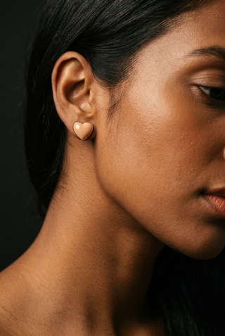 Rounded Pearl Stud Earrings EARRING ATTIR-WOMEN