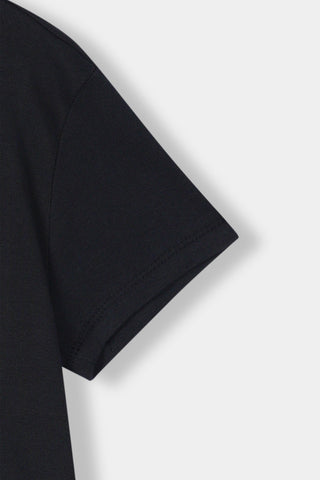 Mock Neck Top in Black