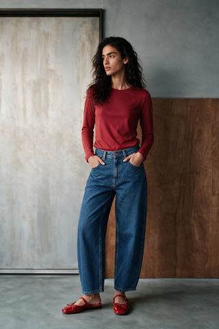 Long Sleeves T-shirt TEE ATTIR-WOMEN