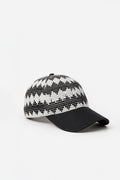 Crochet Panel Baseball Cap / GREY CAP ATTIR-UNISEX