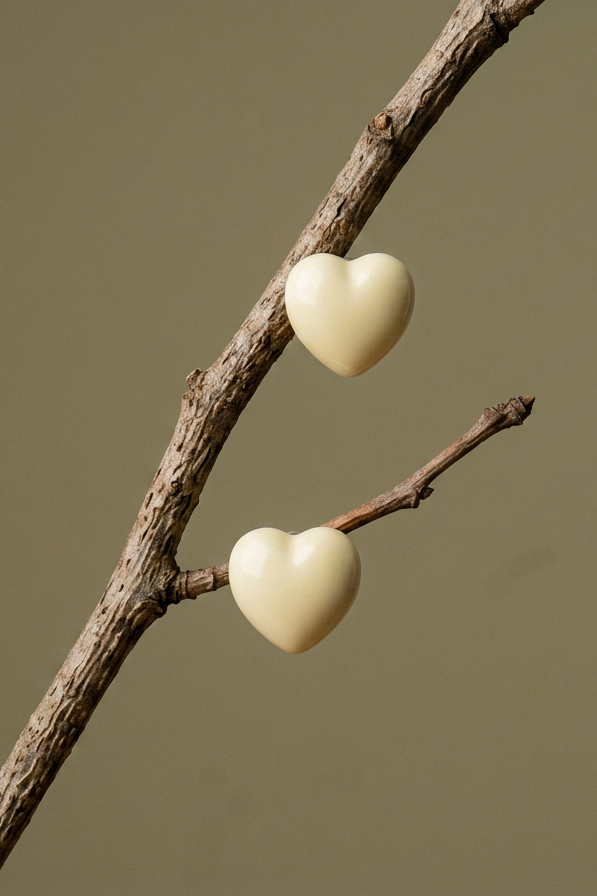 Pearl Button Earrings EARRING ATTIR-WOMEN