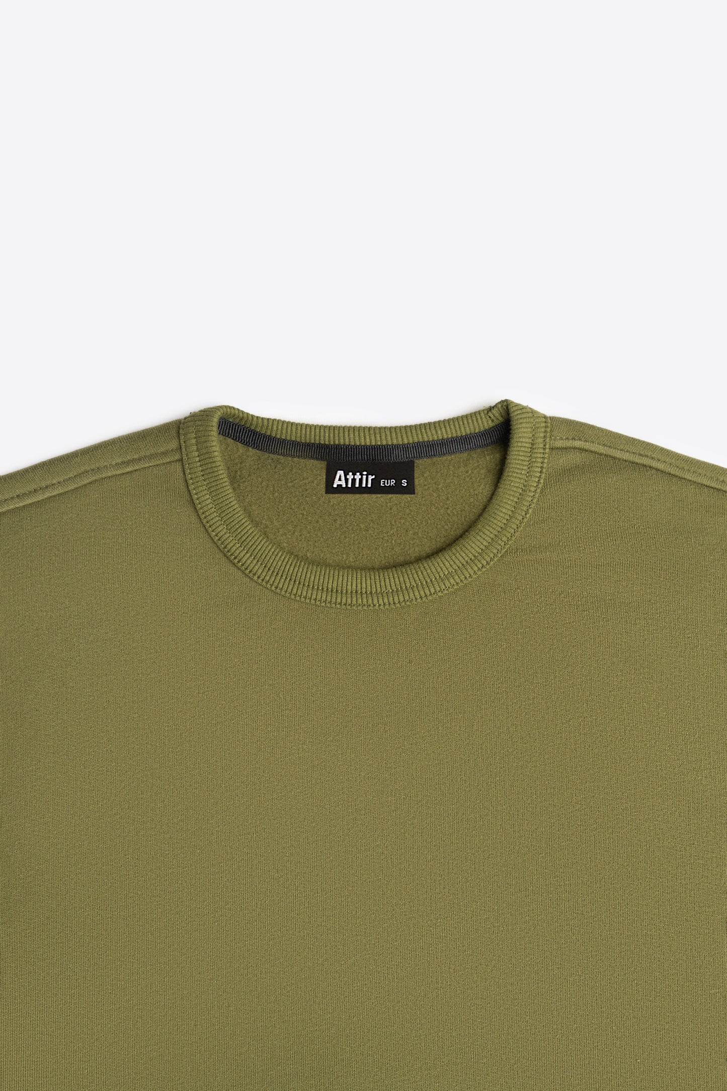 Basic Sweatshirt in Olive