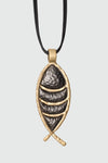 Sculpted Drop Pendant Necklace NECKLACE ATTIR-WOMEN