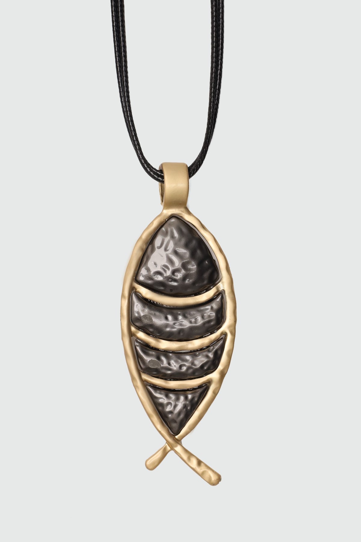 Sculpted Drop Pendant Necklace NECKLACE ATTIR-WOMEN