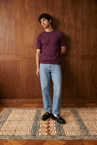 Relaxed-Fit Denim Jean in Light Wash