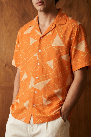 Geometric Print Shirt