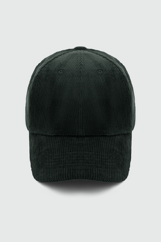 Corduroy Cap in Black