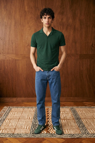 Revere Polo Shirt in British Green