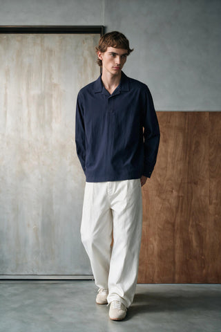 Long Sleeves Placket Detail Shirt SHIRT ATTIR-MEN