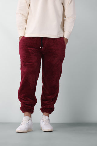 Teddy Fur Bottoms in Rosewood