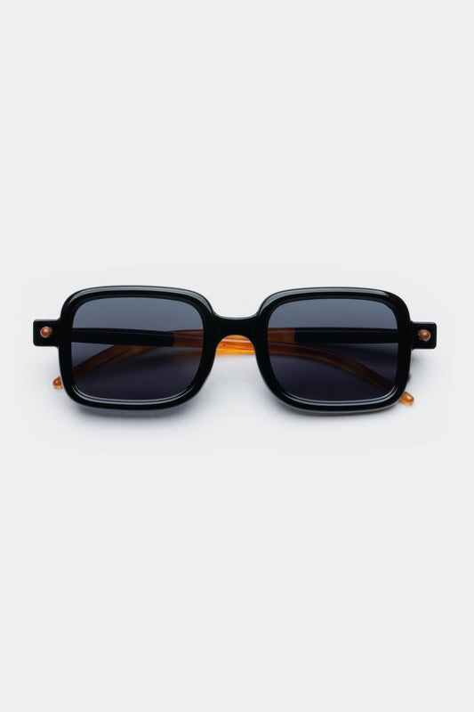 Orange Lens Square Sunglasses