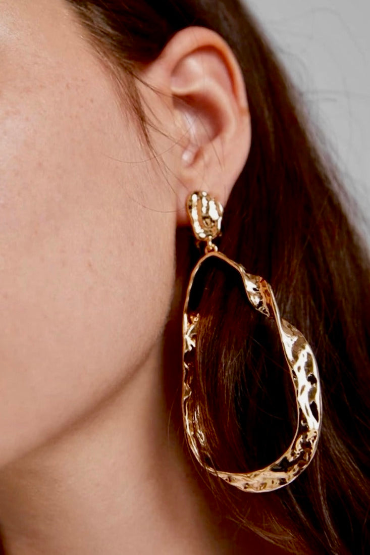 Twisted Teardrop Earrings