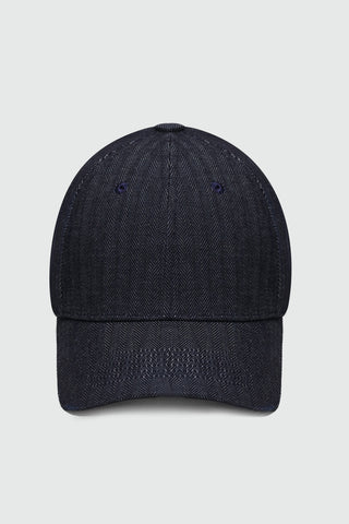 Herringbone Denim Baseball Cap CAP ATTIR-UNISEX