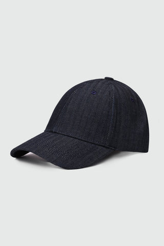 Herringbone Denim Baseball Cap CAP ATTIR-UNISEX