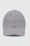 Waffle Textured Baseball Cap in Heather Grey CAP ATTIR-UNISEX