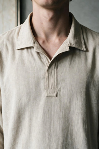 Long Sleeves Placket Detail Shirt SHIRT ATTIR-MEN