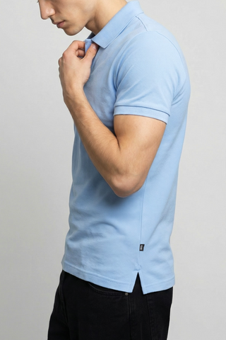 Revere Polo Shirt in Sky Blue