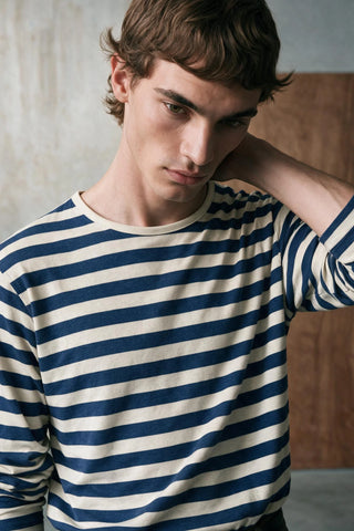 Long Sleeves Striped T-shirt TEE ATTIR-MEN