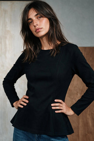Effortless Peplum Top TOP ATTIR-WOMEN
