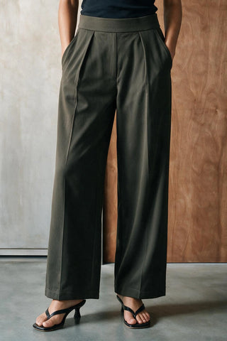 Reverse Pleated Technical Trouser TROUSER ATTIR-WOMEN