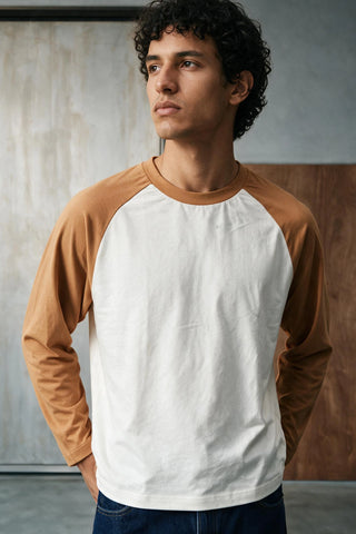 Raglan Cotton T-shirt TEE ATTIR-UNISEX