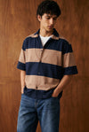 Oversized Striped Shirt in Navy SHIRT ATTIR-MEN
