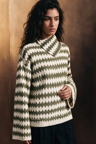 Relaxed Crochet Top / OLIVE TOP ATTIR-WOMEN