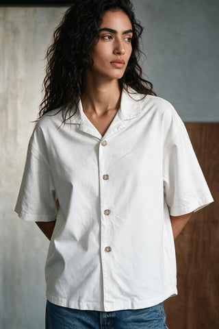 Boxy Fit Twill Shirt SHIRT ATTIR-UNISEX