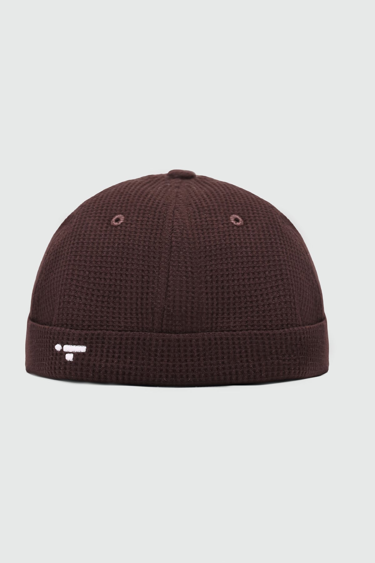 Waffle Textured Docker Cap in Mocha CAP ATTIR-UNISEX