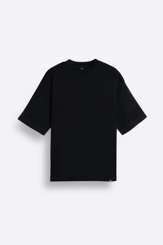 Oversized T-shirt in Ink Black