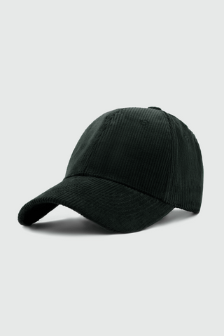 Corduroy Cap in Black