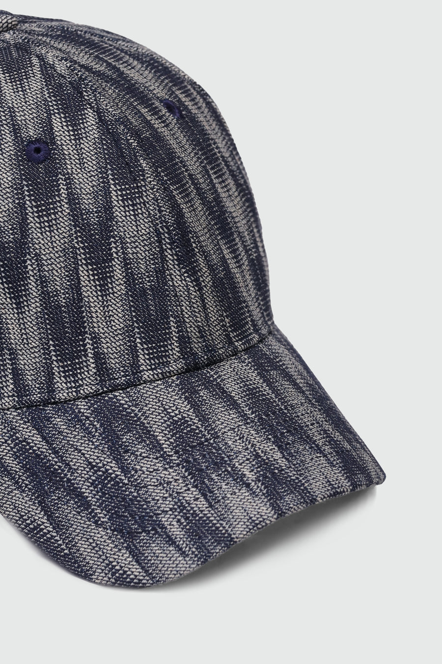 Jacquard Denim Baseball Cap