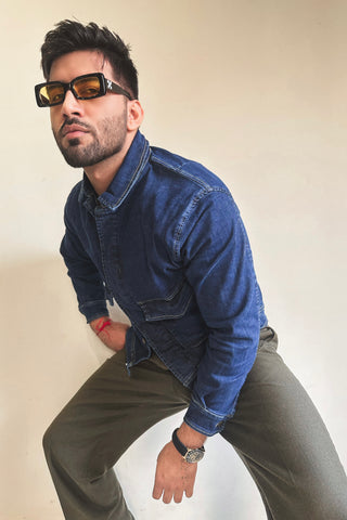 Cropped Denim Jacket