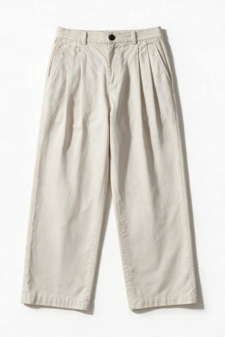 Relaxed Double Pleats Twill Pant PANT ATTIR-MEN