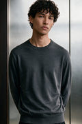 Classic Sweater Pullover / GREY SWEATER ATTIR-UNISEX