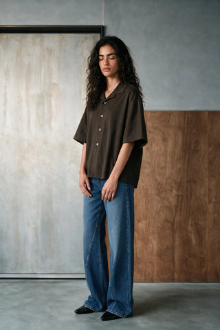 Boxy Fit Twill Shirt SHIRT ATTIR-UNISEX